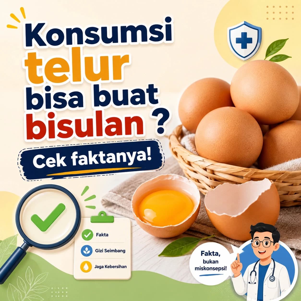 Makan Telur Bisa Buat Bisulan ?