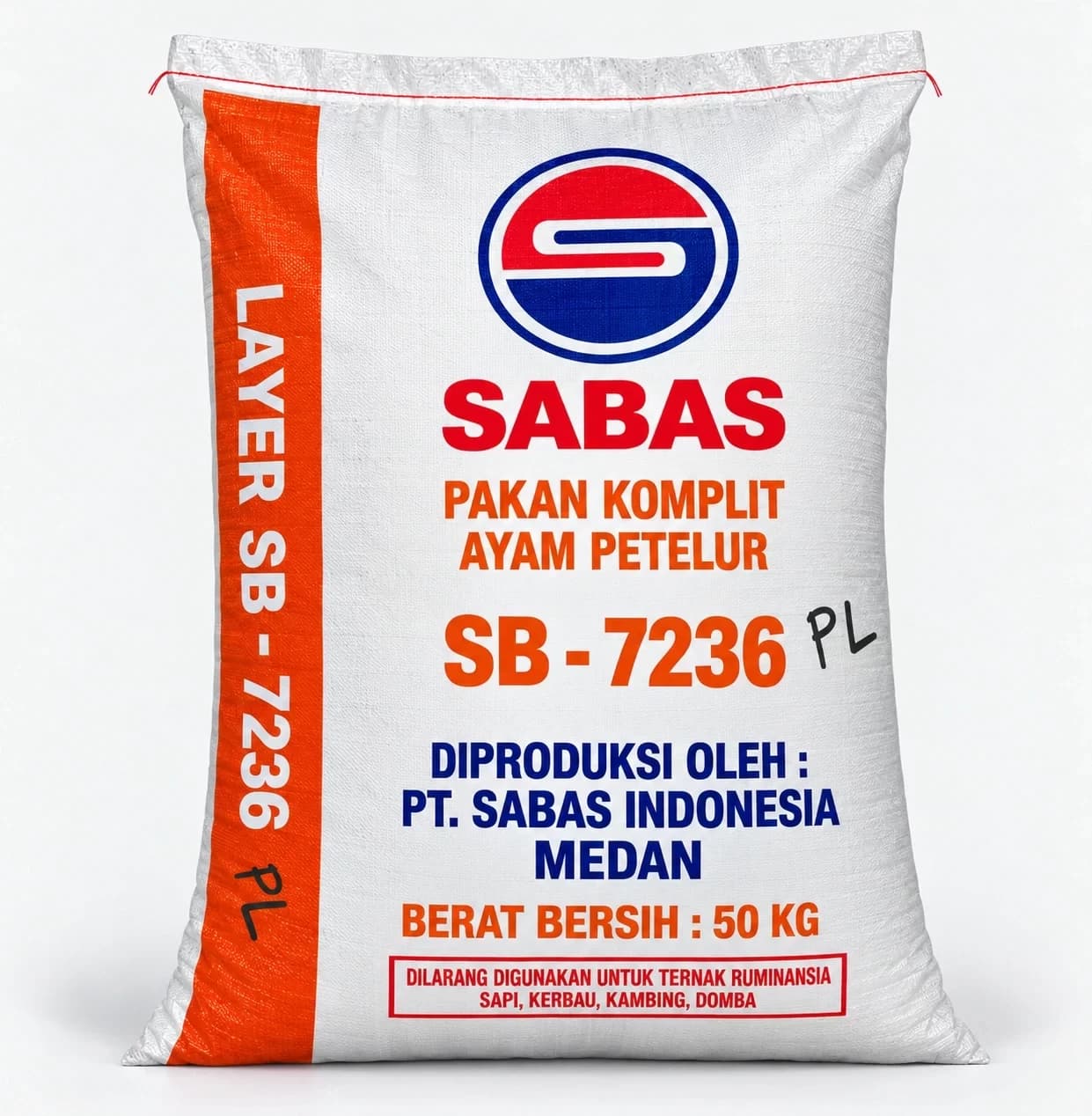 Pakan ayam ras Petelur (Layer) Masa sebelum produksi (pre layer) umur 17 - 18 minggu